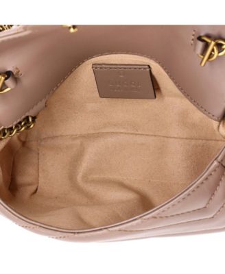 Super Mini GG Marmont Flap Bag Matelasse Leather