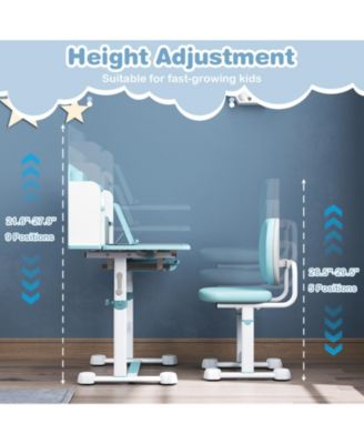 Kid's Study Desk and with Tilt Desktop and Pen Holder