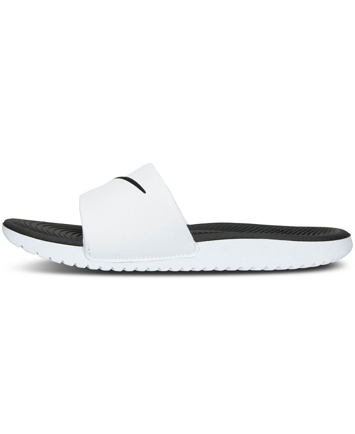 Nike Big Kids' Kawa Slide Sandals from Finish Line - Macy's
