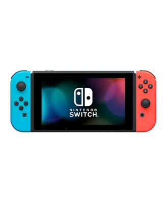 Switch Neon Bundle With Accessories and Super Smash Bros Game