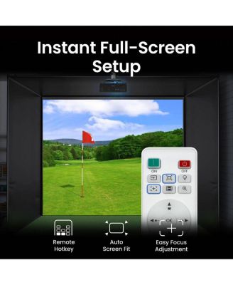 AH700ST 4000-Lumen Full HD Short-Throw Laser DLP Golf Simulator Projector