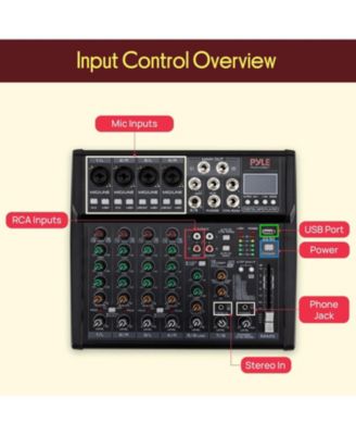 8-Ch Digital Audio Mixer with Bluetooth and DSP Effects (PMX408ST)