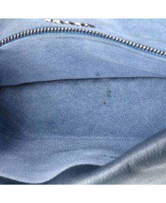 Small Etiquette Flap Bag Studded Glace Calfskin