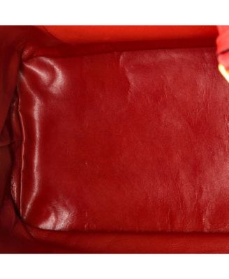 Front Pocket Convertible Tote Saffiano Leather