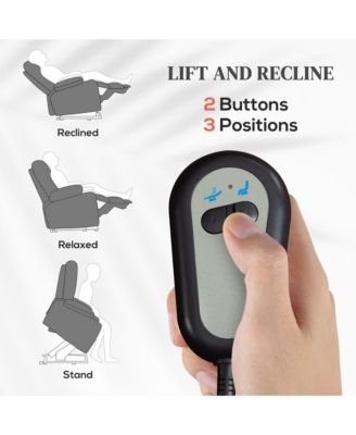 Power Lift Recliner Chair with Vibration Massage and Heat