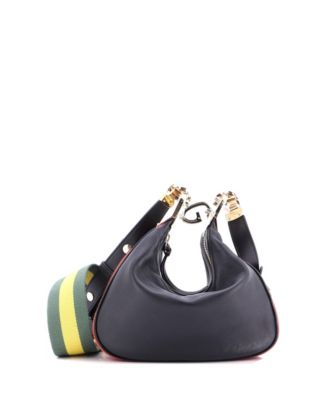 Small Attache Shoulder Bag Leather