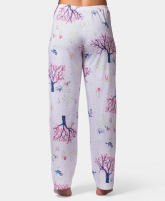Women's Sleepwell Printed Knit Capri Pajama Pant Made with Temperature Regulating Technology