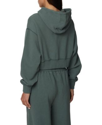 Women's Essential Cropped Zip Hoodie