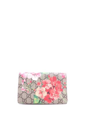 Super Mini Dionysus Bag Blooms Print GG Coated Canvas