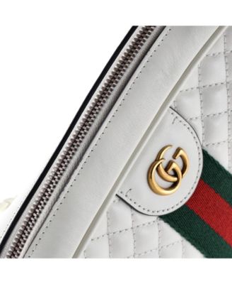 Small Trapuntata Camera Bag Quilted Leather