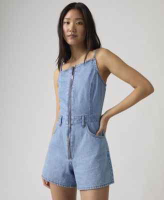 Women's T2 Square Neck Cotton Romper