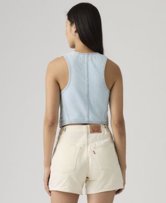 Women's Mainline V-Neck Cotton Racer Vest