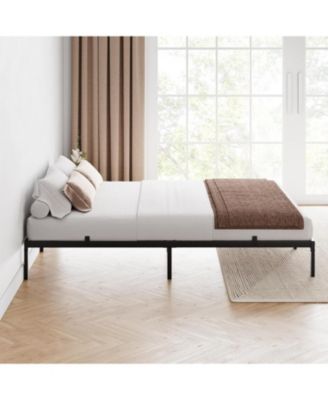 6"  Metal Bed Frame, High Platform with Space Under Frame, Steel Slats, No Box Spring