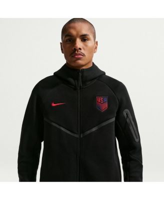 Men's Black USMNT 2026 Tech Fleece Windrunner Full-Zip Hoodie
