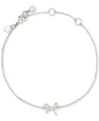 Gold Plated Girlie Pearlie Mini Bow Bracelet