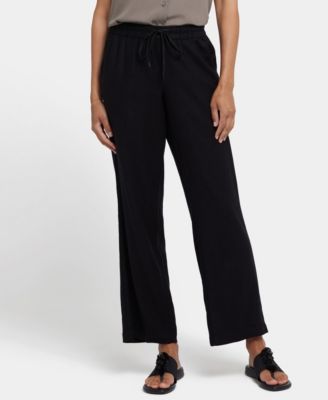 Petite Relaxed Drawstring Pull-On Pants 