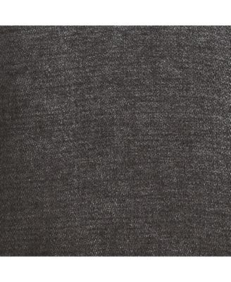 Queen Size Grounded Upholstered Bed Thick Chenille Fabric Solid Frame