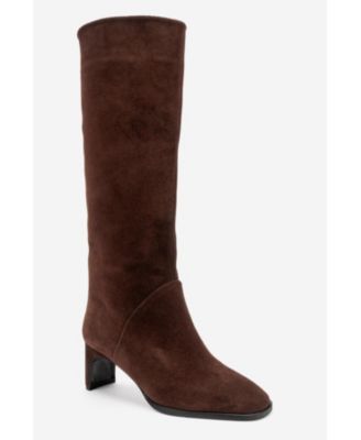 Women's Taly Leather Block Heel Knee High Boot