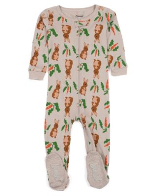Toddler Matching Family Footed Cotton Easter Pajamas 2T-5T