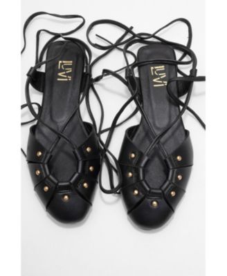 Women's Daria Leather Ankle Lace-Up Sandal