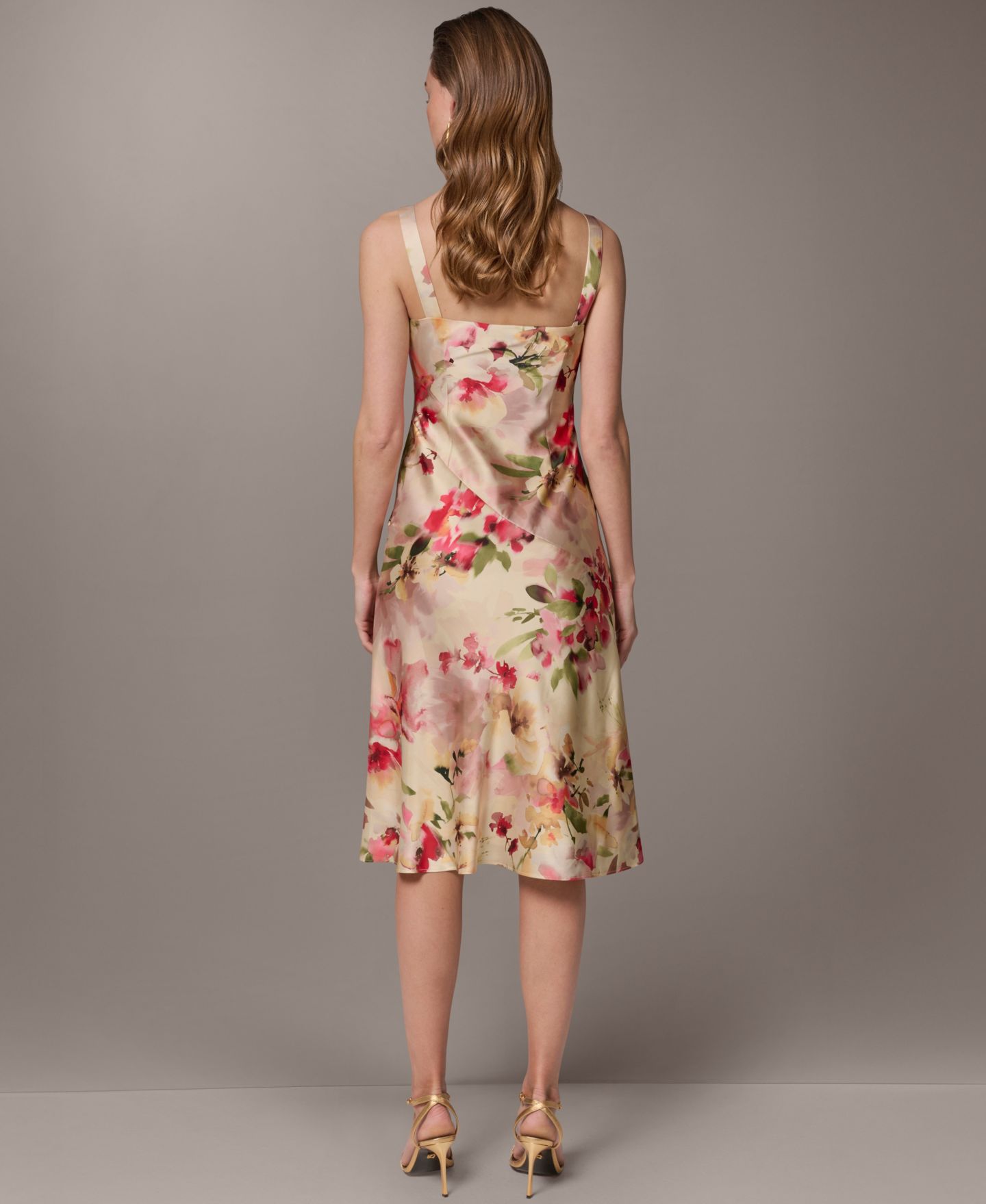 Женское платье Donna Karan New York Petite Floral-Print Midi — фото 5