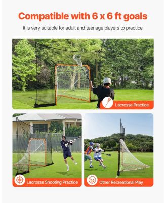 12 x 9 Ft Lacrosse Goal Backstop Net