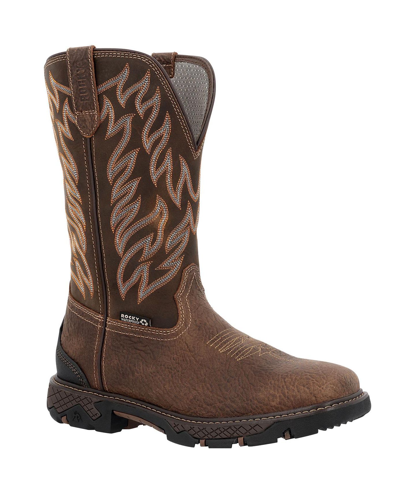 Мужские ботинки ROCKY Ironhawk Waterproof Western Boot, цвет: Коричневый — фото 1