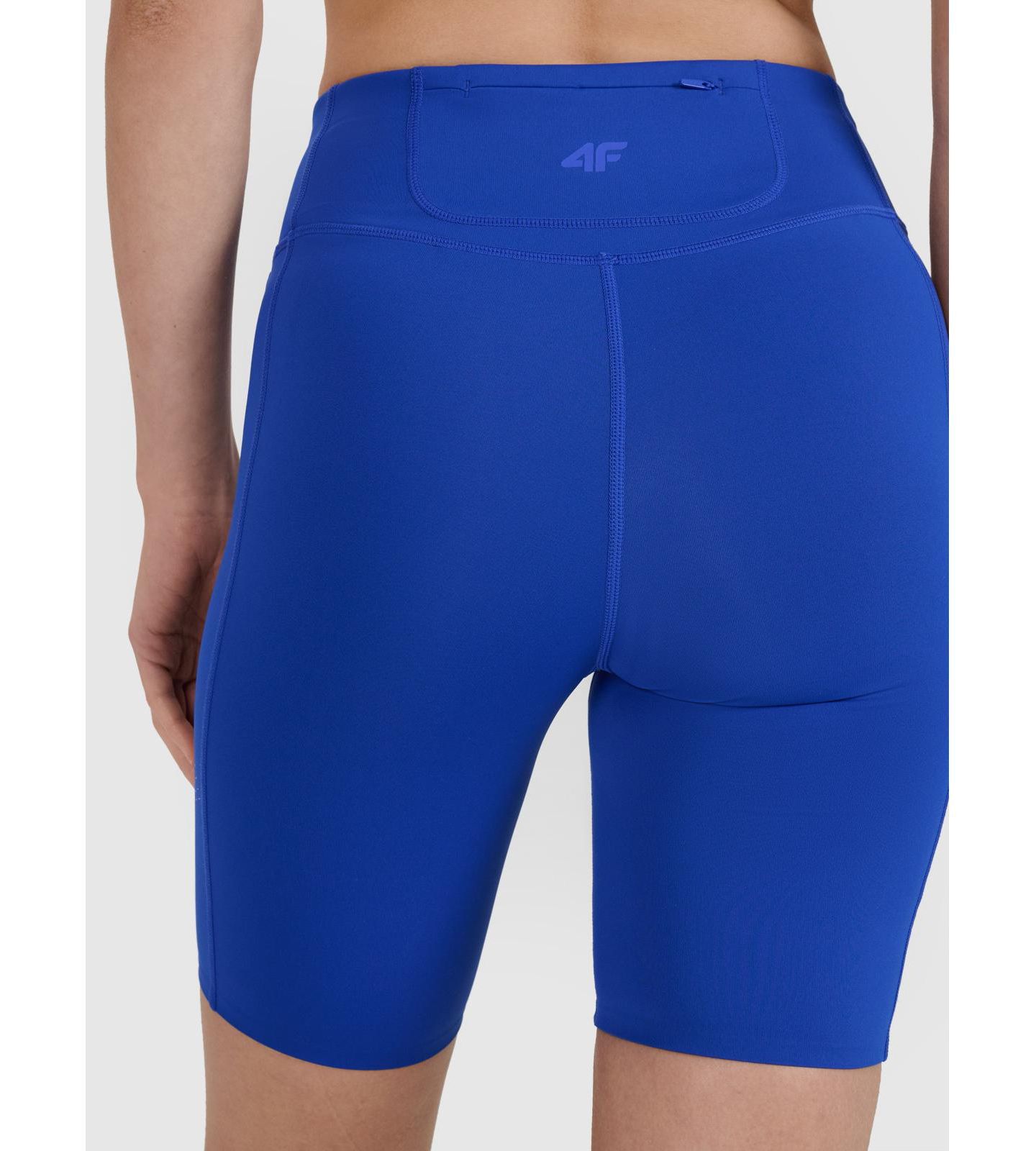 Женские леггинсы 4F Quick-Drying Cycling Short, цвет: Кобальтовый — фото 5