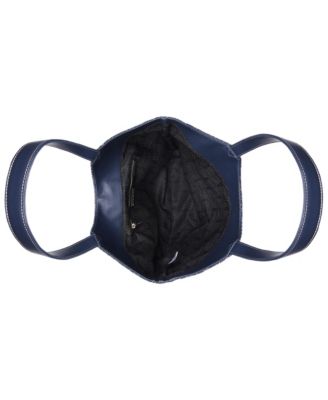 Horseshoe Denim Charm Tote