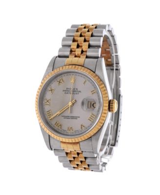 Oyster Perpetual Datejust Automatic Watch in Stainless Steel and Gold 36mm