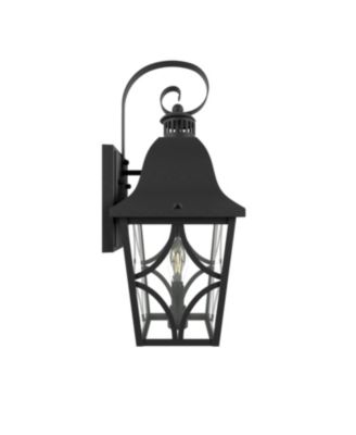 Outdoor Wall Light Fixtures, Waterproof Exterior Wall Sconce Porch Lights, Matte Outdoor Wall Lantern with Clear Glass