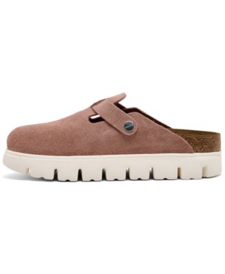 Women's Boston Chunky Suede Leather Platform Clog from Finish Line