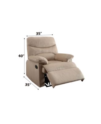 Woven Fabric Motion Recliner
