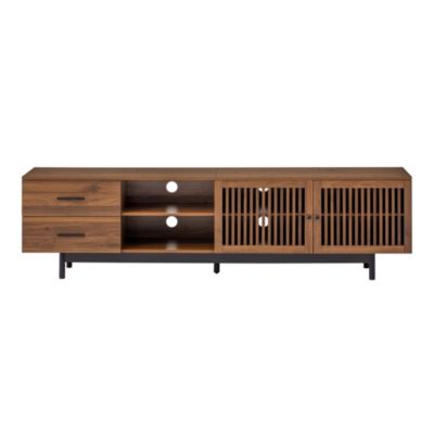 78 inch Modern Cabinet TV Stand with Deep Drawers & Cable Management, Soft-Closing Hinges