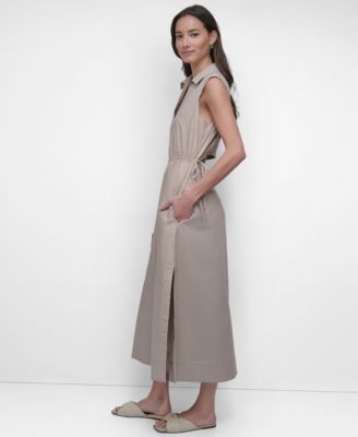 Women's Back-Cut-Out Sleeveless Maxi Dress