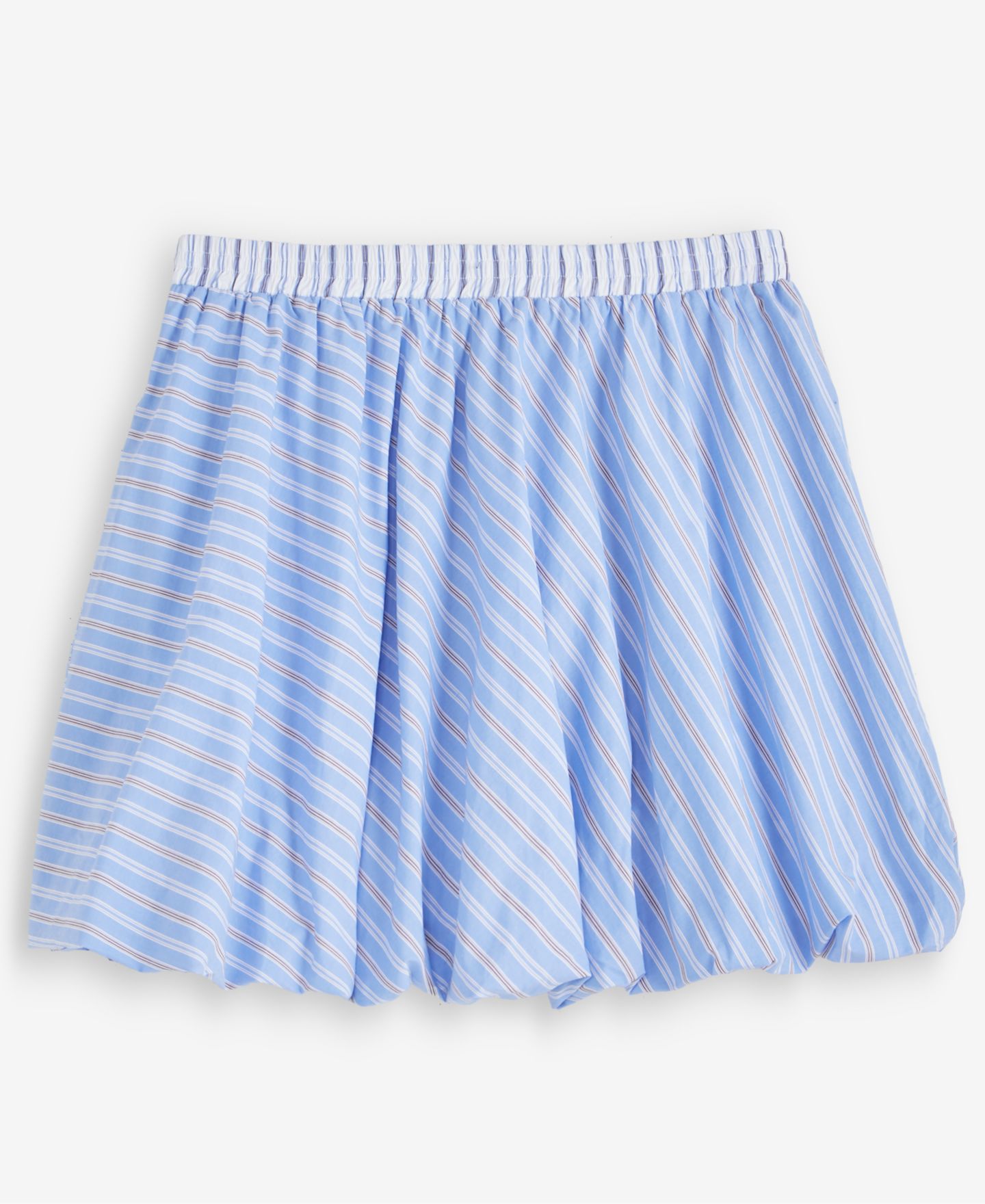 Женская юбка On 34th Variegated Stripe Pull On Bubble-Hem Mini, цвет: Синий комбинированный — фото 6