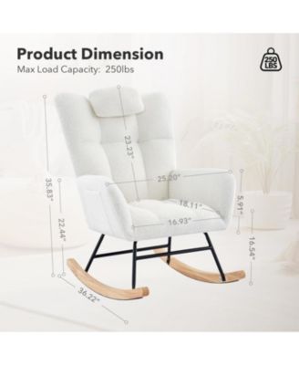 Nursery Rocking Chair Set