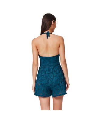 Women's Jolene Textured Romper Swimdress