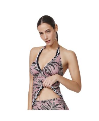 Women's Palmita Halter Tankini Top