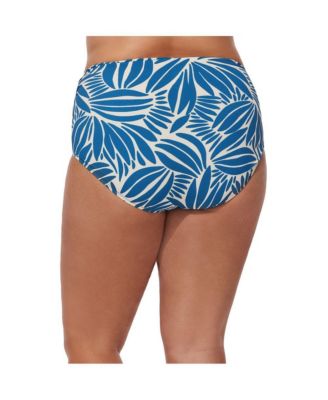 Women's Comeback Shirred High Waist Swim Bottom