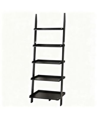 Ladder Bookshelf  Solid Pine  Traditional Modern