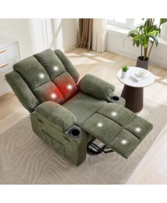 Oversized Power Lift Recliner Chair for Elderly,Adjustable Lay Flat Lift Chair Electric Recliner Chairs with Massage and Heat,for Living Room