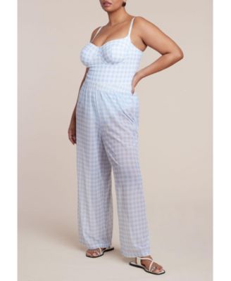 Women's Plus size Wide Leg Cover-Up Pant