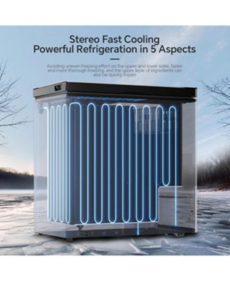 1.8 Cu. Ft. Compact Chest Freezer with Removable Basket