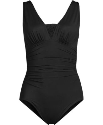 Women's D-Cup New SlenderSuit Grecian Adjustable Low Leg One Piece