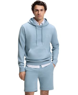 Men's Cotton-Terry Logo Patch Hoodie