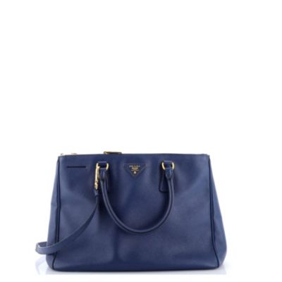 Large Galleria Double Zip Tote Saffiano Leather