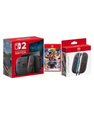 Switch 2 Console with Street Fighter 6 with Extra Joy-Cons Bundle