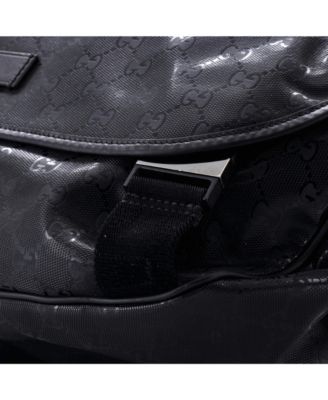 Large Double Buckle Messenger Bag GG Imprime