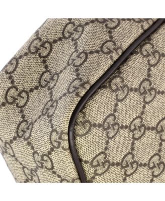 Medium Front Zip Messenger GG Coated Canvas